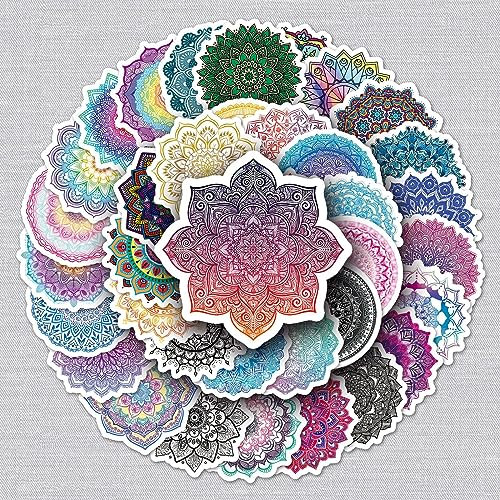 Mandala-Aufkleber für Kinder, Teenager, Jungen, Mädchen, Geschenk, Mandala-Aufkleber für Laptop, Skateboard, Gepäck, Auto, Fahrrad, Tasse, Computer, Wasserflasche, Dekoration, ästhetischer