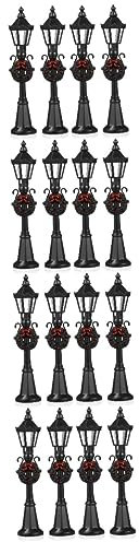 Toyvian 16piezas Farolas para Casa De De Faroles Navideños para Adornos De Festival