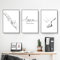 Trayosin 3er Premium Poster Set, Hand in Hand Bilder, Moderne Wandkunst Wandbilder, Wandposter Posterset, Deko für Wohnzimmer Schlafzimmer ohne Rahmen (40x50cm)
