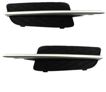 FUJIUM Stoßstangen-Nebelscheinwerfergitter für BMW X5 E70 2007 2008 2009 2010, ABS Vorne Links und Rechts Stoßstangengitter Nebelscheinwerfer-Rahmenschutzabdeckung Ersatz Zubehör