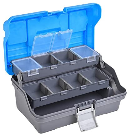 Tool box Carp bait toolbox Fishing gear suitcase bait box Multi-layer large space take-in hook pin bite line
