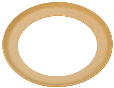 QUARKZMAN Anello del Pistone Compressore d'Aria, Anello Pistone in Gomma Parte di Ricambio Universale Compressore d'Aria 63,6mm OD 48mm ID 1mm Spessore, Giallo Scuro