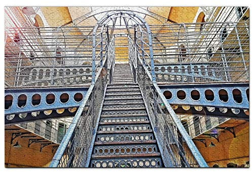 Irland-Puzzle, 1000 Teile, Irland, Kilmainham Gaol Dublin, Puzzlespiel, Kunstwerk, Reise-Souvenir, 38 x 26 cm