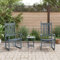 LAPOOH Schaukelstühle 2 STK. mit Klapptisch Grau Massivholz Pappel, Schaukelsessel, Sessel Wohnzimmer, Stillsessel, Schwingsessel, Ohrensessel, Tv Sessel, Rocking Chair, Relaxsessel - 3281593