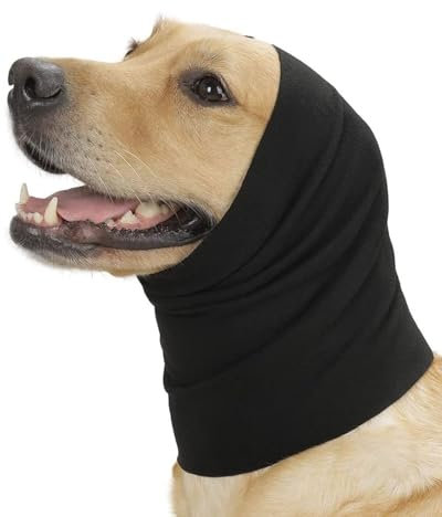 TPZORJX 1 pièce de Sweat à Capuche Happy pour Chiens et Chats, Protection Contre Le Bruit et l'ouïe, Cache-Oreilles apaisants, Protection des Oreilles et du Vent, idéal après Une opération