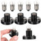 UPKOCH 5 Pièces E10 Porte-vis Trousse Classe Titulaires école Lampe Torche Lampe de Poche culot d'ampoule à vis e10 équipement d'expérimentation de Circuit Ampoule e10 Plastique Noir