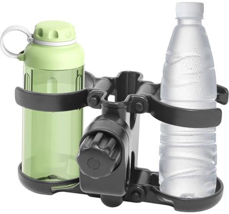Xvilmaun Wheelchair Cup Holder | Pushchair Baby Bottle Stand,Stroller Water Bottle Rack for Pushchair Bike Parents School Field Trips Gym Camping Beach
