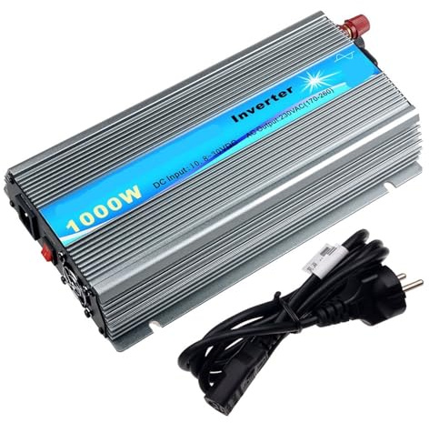 Onduleur Solaire Micro-réseau 1000 W avec MPPT, Protection Contre Le Courant Inverse et onduleur à Onde sinusoïdale Pure 24 V/220 V(18V-220V)