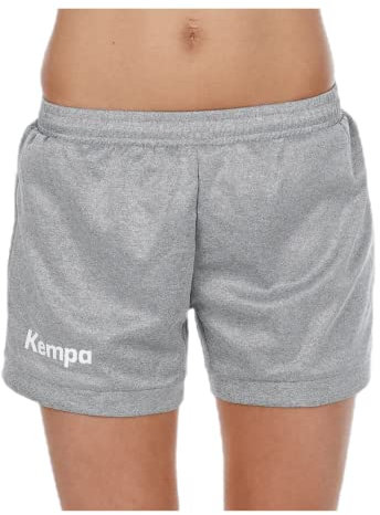 Kempa Damen Core 2.0 Shorts , Grau (dark grau melange) , L