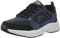 Skechers Herren 51893 NVBK Sneaker, Navy Leather/Pu/Mesh/Black Trim, 42 EU