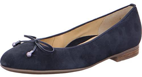 ARA Damen Ballerina, blau(blau (13)), Gr. 2½