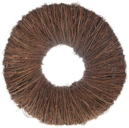 dijk natural collections großer Dekokranz TWIG - 65 cm - aus Zweigen - Türkranz - Adventskranz - Holzkranz - Weisekranz