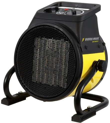 Dura Heat EUH1465 - Chauffe-air électrique avec base pivotante, 5,120 BTU, couleur jaune