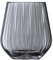 LSA Zinc Vase, Glas, Grey, Höhe 16 cm