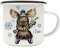 ilka parey wandtattoo-welt Emaille Becher Camping Tasse Winter Elch Schlitten & Name Wunschname Kaffeetasse Weihnachten Geschenk Weihnachtsmotiv eb477