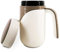 Klaraber Ceramic Travel Mug 12oz, 350ml Ceramic Liner Insulated Mug with Leak Proof Lid and Handle, Perfect for Coffee or Tea, Suitable for Using at Home, Office or School(White)