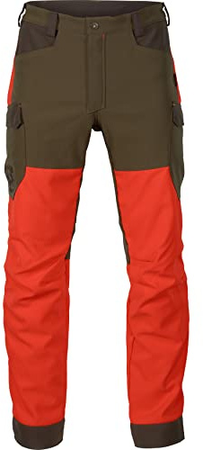 Härkila | Wildboar Pro Hosen | Professionelle Jagd Kleidung & Jagd Zubehör für Herren & Damen | Skandinavische Qualität Made to Last | Wildboar orange/Willow Green, 54