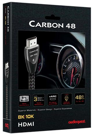 Audioquest Carbon 48 HDMI - Câble HDMI 2.1 de 0,6 m