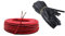 22AWG Elektrischer Draht+Ø2mm Schrumpfschlauch,0,33mm2 Verzinnter Kupferdraht,2-Adriges PVC-Kabel für LED-Streifenstecker/DIY (10m Schwarz+10m Rot+5m Schwarzer Schrumpfschlauch)…