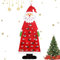 Adventskalender zum Befüllen Kinder, Weihnachtskalender Filz, Adventskalender Weihnachtsmann, Kinder Adventskalender Stoff Aufhängen, XXL Adventskalender Taschen zu Weihnachten (Rot)