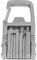 12 in 1 Multitool, Schlüsselanhänger Multitool, Edelstahl Outdoor Schraubendreher Bit, Flaschenöffner Handyhalter Lineal Gadget Taschenwerkzeug 3,5 X 1,5 Zoll Mini Werkzeug