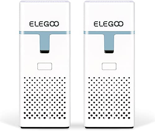 ELEGOO Mini Purificateur d'air avec Filtre à charbon actif pour Impression 3D résine par Imprimante 3D LCD/DLP/MSLA (Lot de 2)