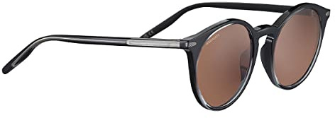 Serengeti Leonora Brille, Shiny Clear & Black, M, Unisex, Erwachsene