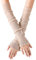 iSpchen 1 Paar Summer Ärmlinge Sonnenschutz Armstulpen Damen Elegante Spitzenhandschuhe Kühlung Eisseide Arm Sleeve Ultradünne Spitzen Armschutz Ärmel für Radfahren,Laufen,Golf,Fahren