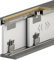 DecorAndDecor Sliding Wardrobe Door Track Gear Kit with Soft Close (2.4m for 2 Doors with Soft Close)