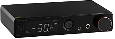 Topping L70 Amplificatore per cuffie NFCA completamente simmetrico - XLR/4,4 mm bilanciato/6,35 mm SE cuffie amplificatore 7500 mW x 2 uscite R2R controllo volume preamplificatore nero