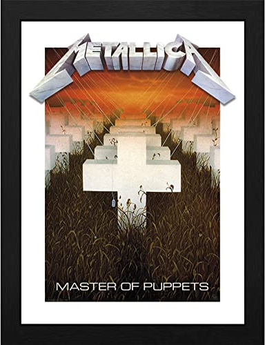 GB eye Metallica Master of Puppets 30 x 40 cm großer gerahmter Sammlerdruck