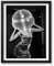 Poster Master Lady Discokugel-Poster, modischer Druck, Fotografie-Kunst, trendige Kunst, Geschenk für Männer, Frauen und Barkeeper, schicke Dekoration für Bar, Männerhöhle, Küche oder Restaurant, 28,9
