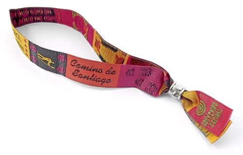 Jakobsweg [Bewahrer] Stoffarmband Camino de Santiago Merece la Pena