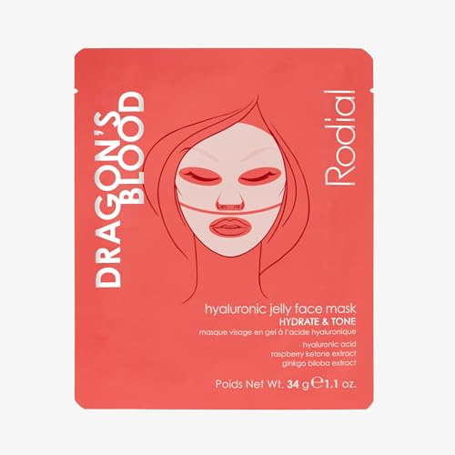 RODIAL Dragon's Blood Hyaluron Jelly Gesichtsmaske | 34g (1 Pack)