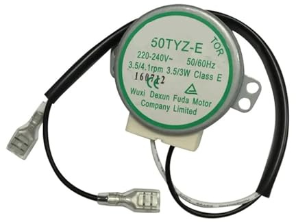 MoVols 50TYZ-E Synchronmotor, kompatibel for Eiswürfelmaschine, 220 V ~ 240 V, 3,5/3 W, 3,5 U/min, Wechselstrommotor for Eisherstellungsteile, Zubehör