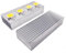 1 Stück Heißer Aluminium Legierung Kühlkörper Cooling Pad Für High Power LED IC Chip Kühler Kühler Kühlkörper für LED COB Licht 100x40x20mm