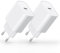 30W USB C Ladegerät, USB C Adapter, PD 3.0 i-Phone Schnellladegerät Netzteil, Ladestecker Power Stecker für i-Phone 16/15/14/13/12 Plus Pro Max Mini,AirPods iPad,Samsung Galaxy S24/S23/22 (2-Pack)