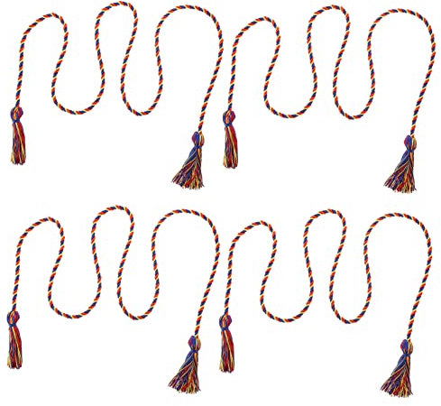 Holibanna 4stücke Teiliges Bachelor-abschlusskleidung Mit Quaste Und Ehrenkord Für Abschlussfeiern Stilvolles Leichtes Design Für Graduierte