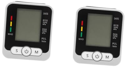 Ipetboom 2 Stücke Handgelenk Blutdruckmessgerät Blutdruckmessgerät Handgelenk Digitaler Blutdruckmesser Digitales Abs