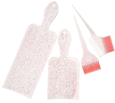 DECORNIJIA Professionelles Haarfärbe Satz mit Haarpinsel und Haarfarbe Kamm Inklusive Glanz Effekt für Präzises Färben und Strähnchen im Salon oder Zuhause