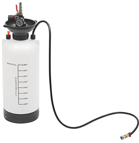 GGbaony 8 l, 0 – 1 mpa, pompa di aspirazione dell'olio, 1 l/3s, dispositivo di riempimento pneumatico, 18 x 62 cm, strumento per pompa, pompa dell'olio, cambio olio