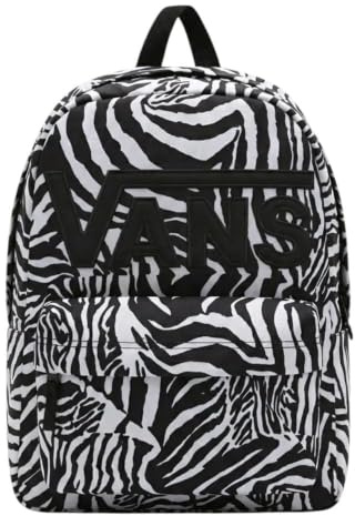 Vans OLD SKOOL DROP V Rucksack Schwarz Marshmallow Zebra VN000H4Z1KP1 Backpack, Schwarz , Talla única