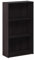 Furinno Basic 3-Tier Bookcase Storage Shelves, Dark Walnut