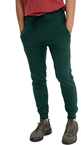 GW CLASSYOUTFIT Kids Boys Girls School Fleece PE Joggers Trouser Jogging Tracksuit Bottoms 3-14 Years (5-6 Years, Bottle Green)