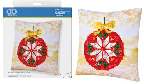 DIAMOND DOTZ DPP2 Kits, Red Bauble, 18 x 18cm