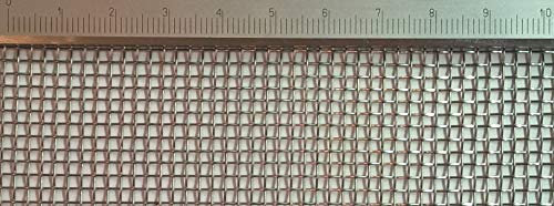 Generisch Edelstahl Drahtgewebe mit 2 mm Maschenweite, 0,5 mm Drahtstärke. 1m x 60cm