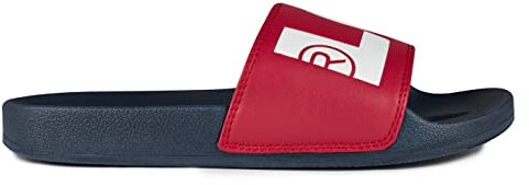 Levi's June L, Chanclas Hombre, Rojo (Regular Red), 42 Eu