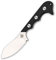 QSP Neckmuk, Neck Knife Halsmesser mit FullTang Klinge aus D2, G10 Griff, Kydex-Scheide, Kugelkette