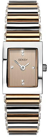 SEKONDA 2867 Ladies Silver Rose Gold Seksy Watch