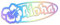 Decus Aloha Hawaii L 0239 (Oil Slick Hologramm) // Sticker OEM JDM Style Aufkleber